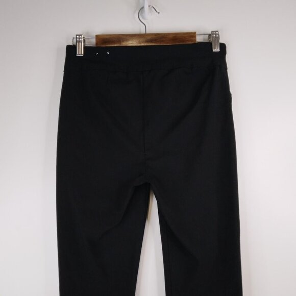 Chico’s Perfect Stretch Black Cropped Pull On Ankle Pants Size S - Picture 5 of 8